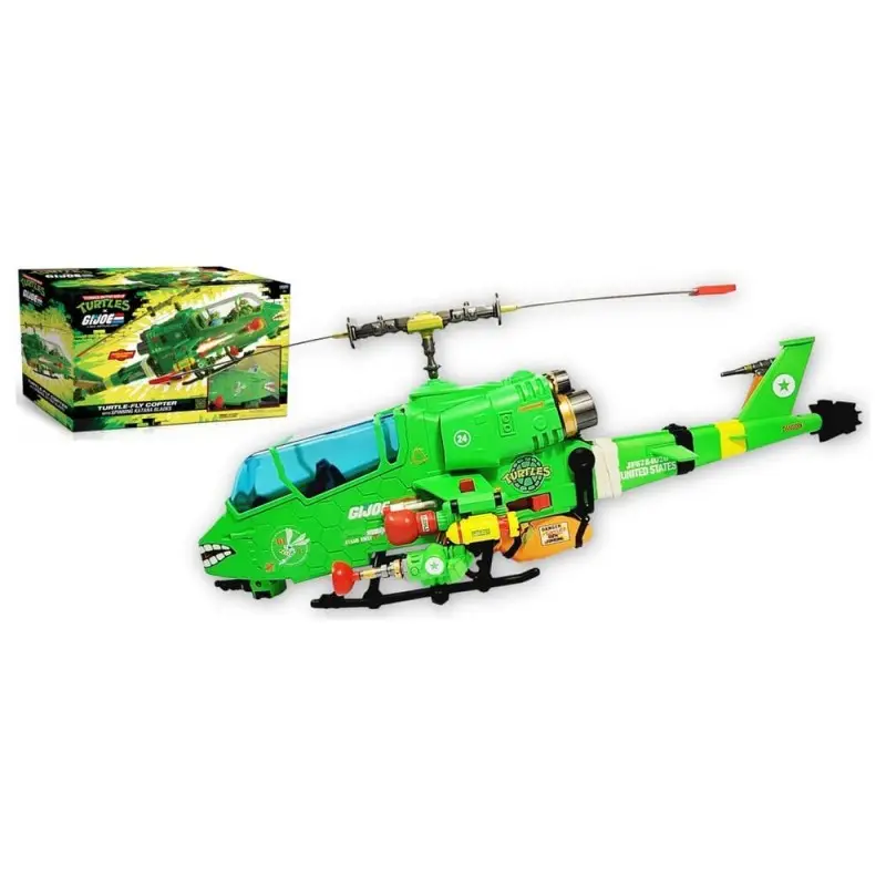 Vehículo Turtle-Fly Copter – Teenage Mutant Ninja Turtles x G.I. Joe Crossover Classics Expédié Aujourd&rsquo;hui