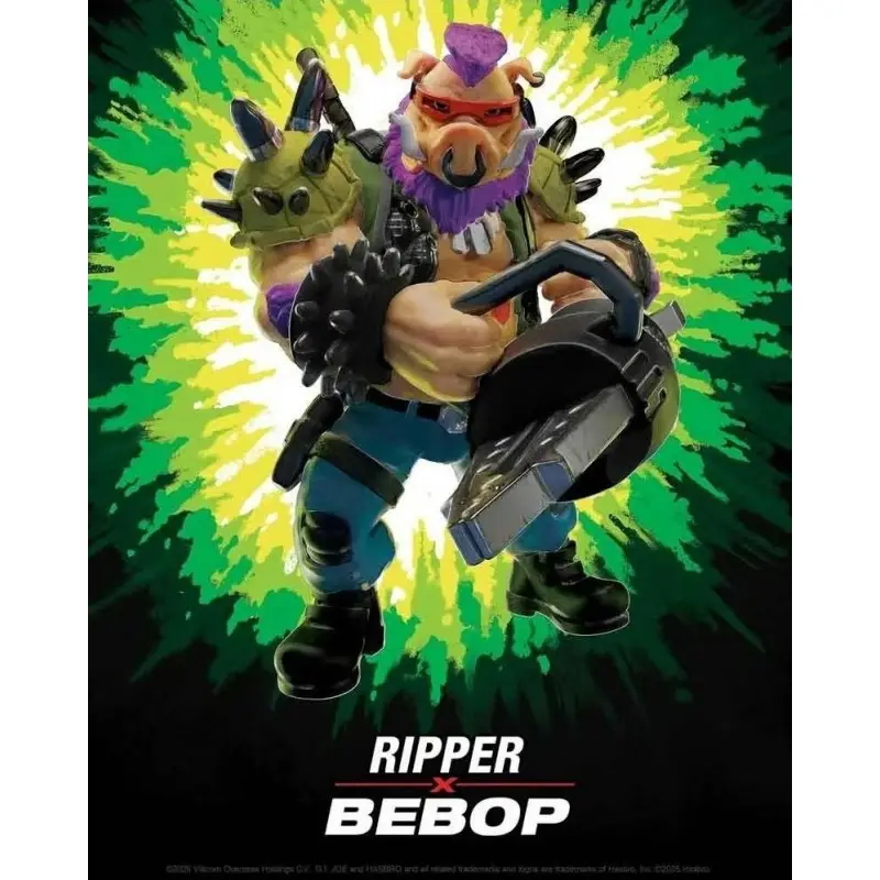 Jusqu&rsquo;à Épuisement Des Stocks Figura Bebop x Dreadnok Ripper – Tortugas Ninja Adolescentes Clásicas