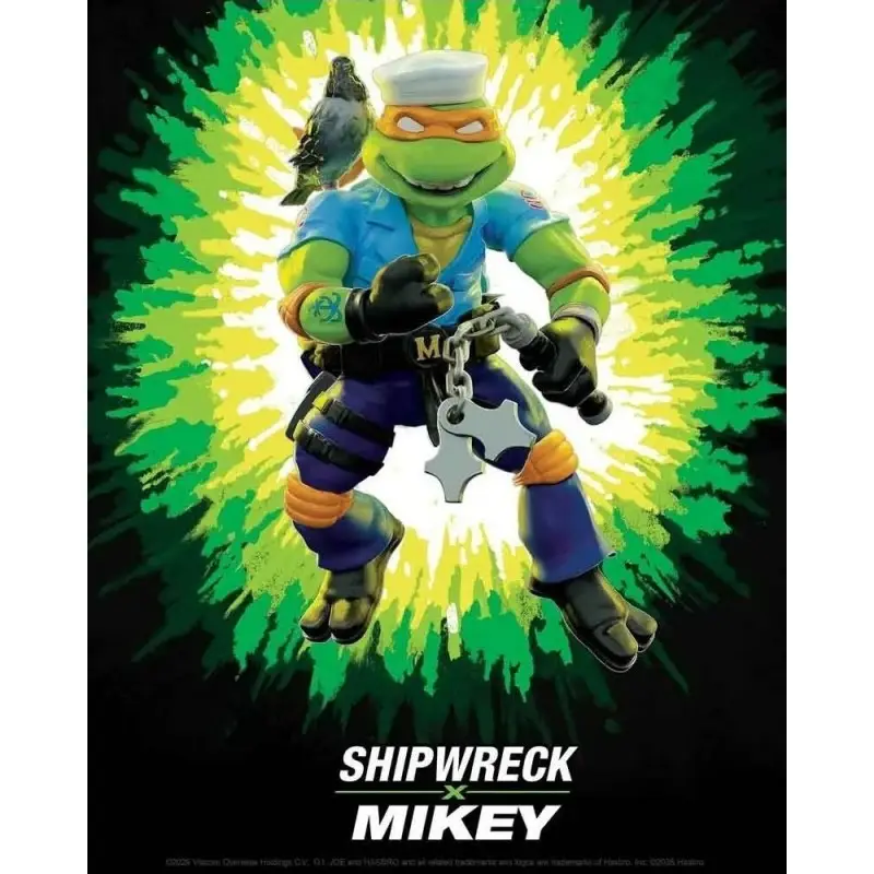 Paiement Sécurisé Figura de Michelangelo x Naufragio – Tortugas Ninja Adolescentes Clásicas