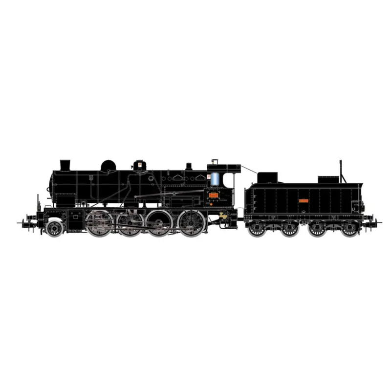 Locomotive à vapeur 140 C OUEST tender 18B Analogique 1/87 HO JOUEF Petit Prix