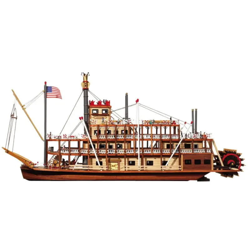 Prix Bas Bateau bois Vapeur MISSISSIPI maquette 1/80 OCCRE