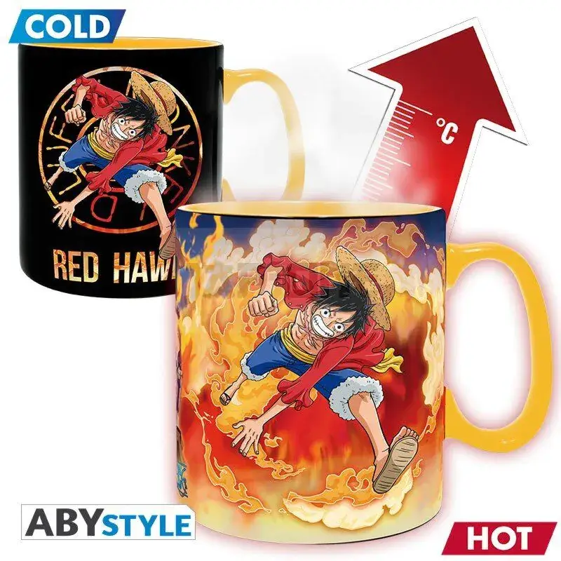 Prix Réduit ONE PIECE - Luffy & Sabo - Mug Heat Change 460ml