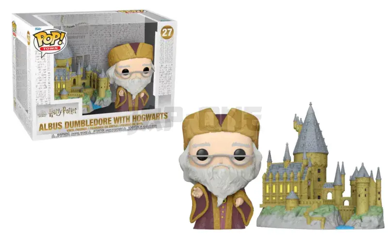 HARRY POTTER Anniversary – POP TOWN N° 27 – Dumbledore w/ Hogwarts Offre Du Jour