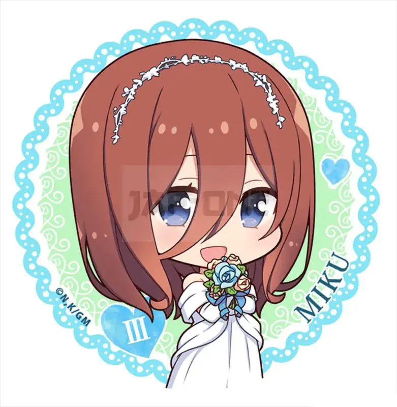 Badge The Quintessential Quintuplets Nakano Miku v2 Meilleure Vente
