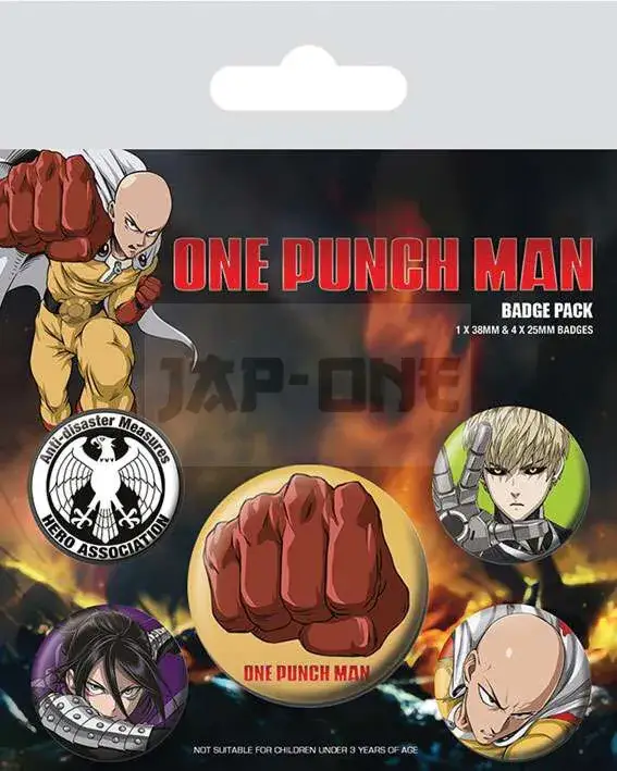 Promotion One Punch Man (Destructive) Badge Pack