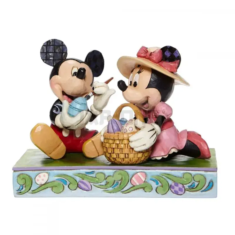 Disney Traditions – Mickey And Minnie Easter &lsquo;11.5X7X13.5Cm&rsquo; Offre Limitée