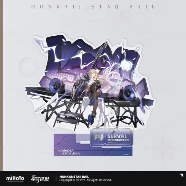 Pas Cher Honkai: Star Rail Figurine Acrylique Serval 20 Cm