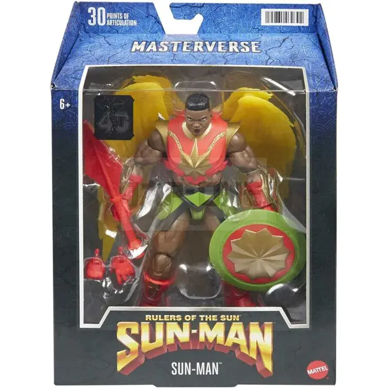 Masters Of The Universe Rulers Of The Sun- Sun Man Masterverse Figurine 18Cm Quantité Limitée