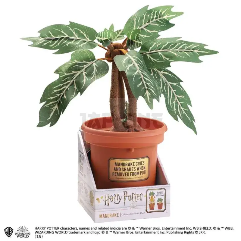 Harry Potter Peluche Interactive Collector Mandrake 36 Cm Dernier Modèle