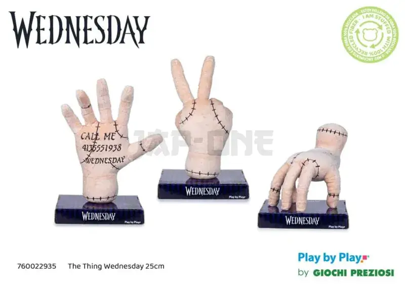 Wednesday Assortiment Peluches The Thing 25 Cm (12) Acheter En Ligne