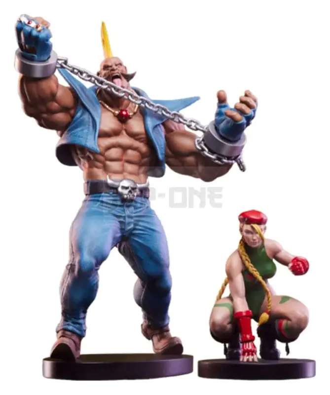 Street Fighter Figurines Pvc 1/10 Cammy & Birdie 24 Cm Super Prix