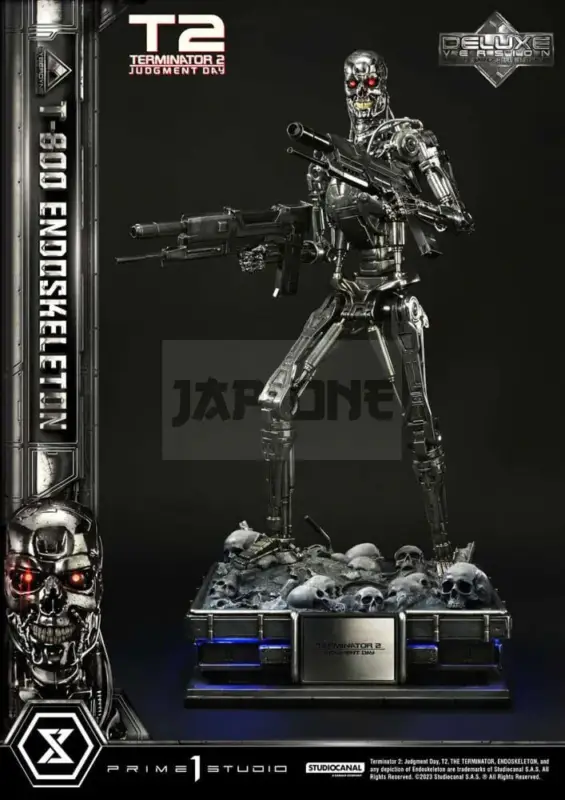 Terminator 2 Figurine Museum Masterline Series 1/3 Judgment Day T800 Endoskeleton Deluxe Version 74 Cm Nouvelle Collection