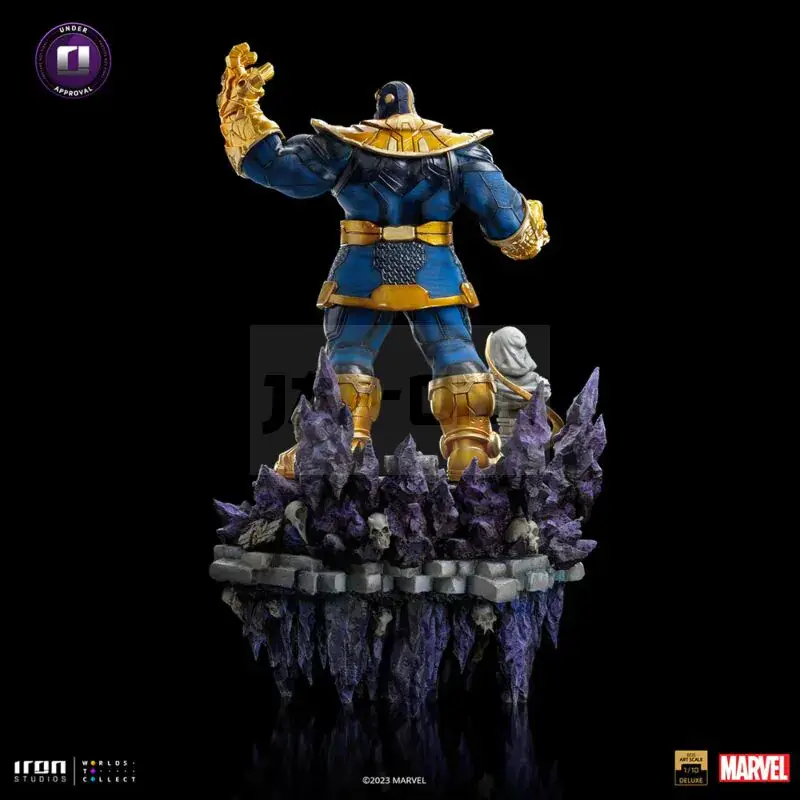 Offre Limitée Marvel Figurine Deluxe Bds Art Scale 1/10 Thanos Infinity Gaunlet Diorama 42 Cm