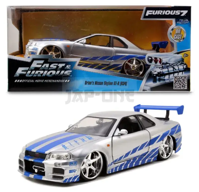 Retour Gratuit Fast & Furious – 2002 Nissan Skyline – 1:24