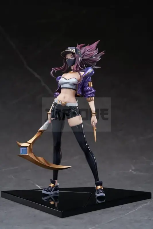 Commander Maintenant League Of Legends Figurine Pvc 1/7 K/Da Akali 25 Cm
