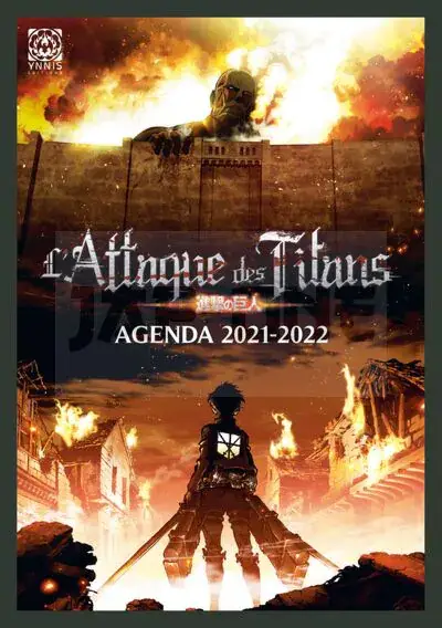AGENDA 2021-2022 L&rsquo;ATTAQUE DES TITANS Remise