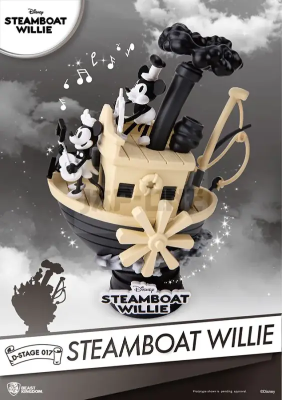 Disney – Mickey Steamboat Willie – Diorama D-Stage 16Cm Solde