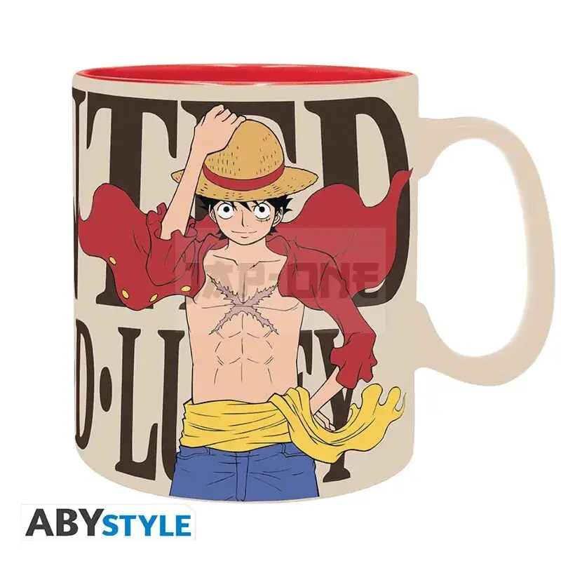 Achat Immédiat One Piece – Mug – 460 Ml – Luffy & Wanted – Avec Boîte Carton