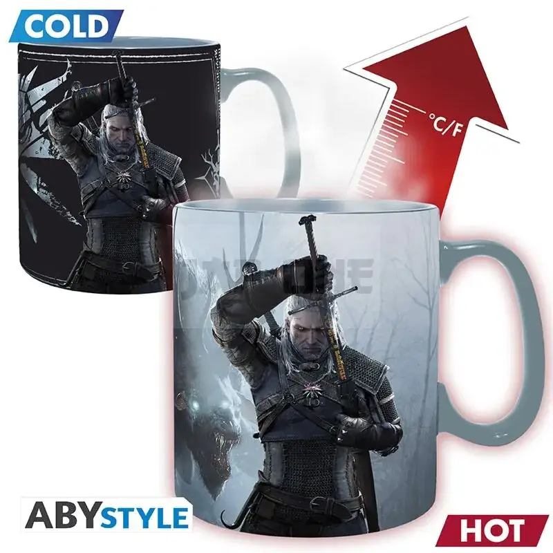 Vente Flash The Witcher – Mug Heat Change – 460 Ml – Geralt & Ciri Avec Boîte