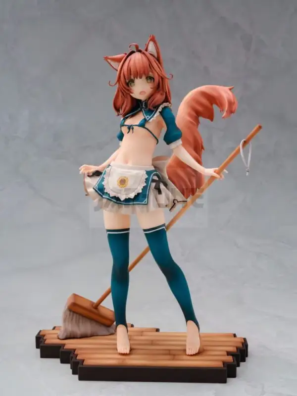 Satisfait Ou Remboursé Original Character By Sawayaka Samehada Figurine 1/6 Animal Ears Maid Kikimora 25 Cm
