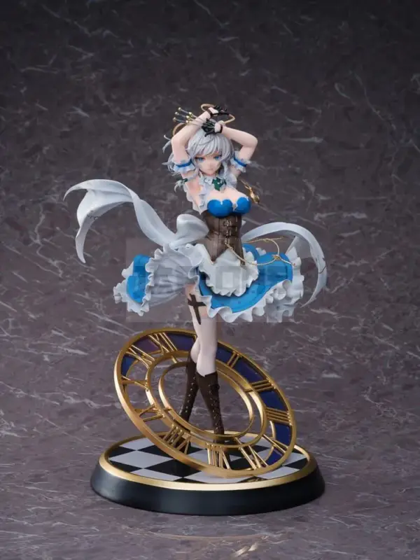 Haute Qualité Touhou Project Figurine Pvc 1/6 Luna Dial Sakuya Izayoi Deluxe Edition 32 Cm