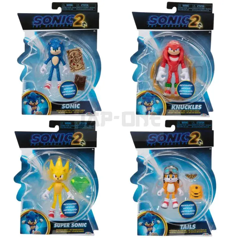 Sonic 2 Wave 2 Assorted Figurine 10Cm Expédié Aujourd&rsquo;hui