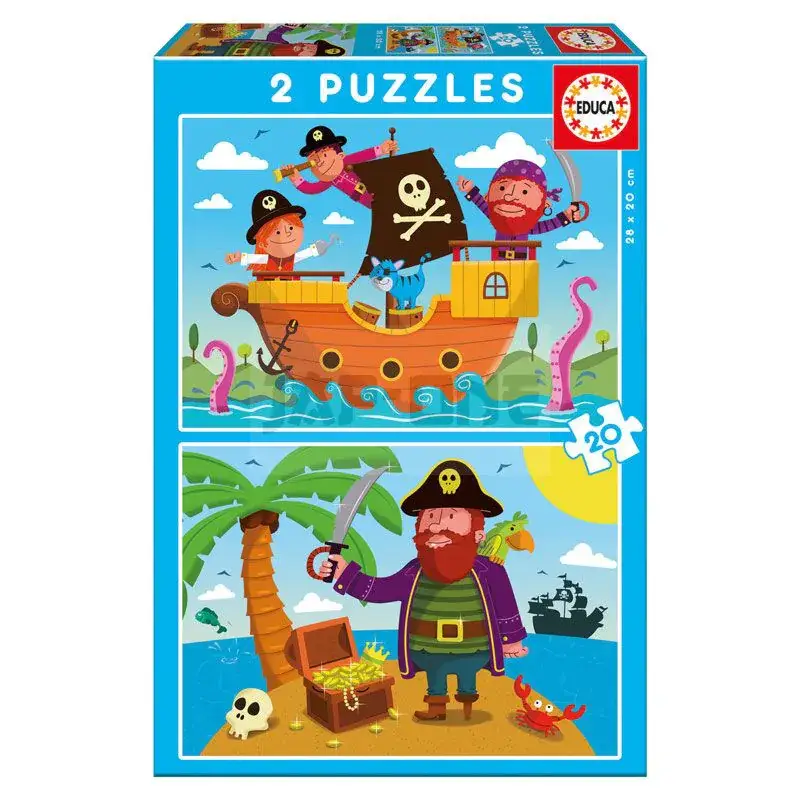 Pirates puzzle 2x20pcs Affaire À Saisir