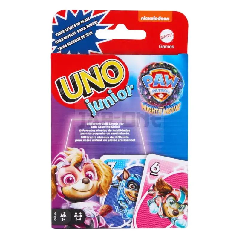 Paw Patrol: The Mighty Movie Jeu De Cartes Uno Junior Nouveauté