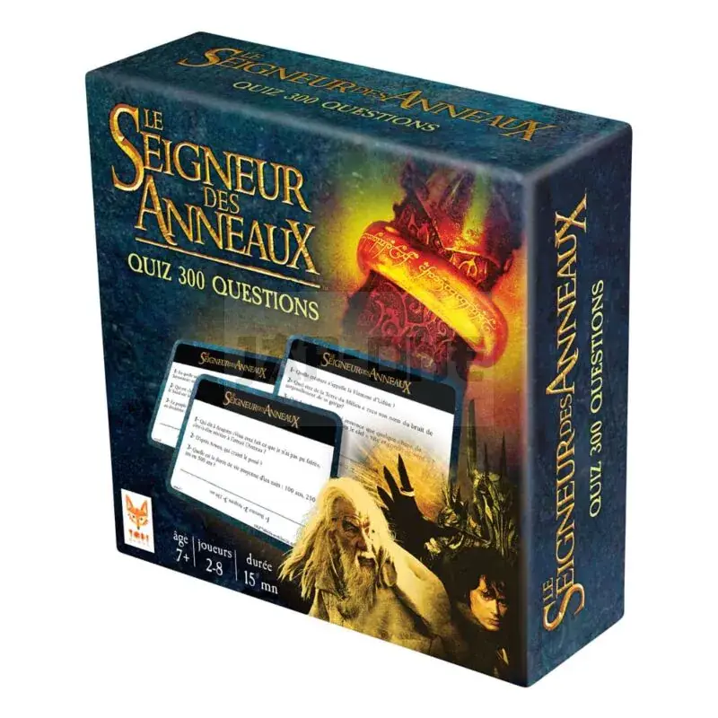Le Seigneur Des Anneaux Jeu De Cartes Quiz 300 Questions *Francais* Promotion