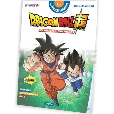 CAHIER DE VACANCES DRAGON BALL SUPER 2026 – LES INCOLLABLES – DU CE2 AU CM1 – 8/9 ANS Prix Choc