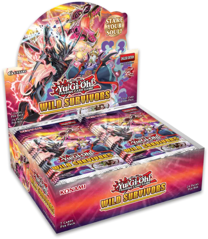 Ygo - Wild Survivors - Special Booster Display (24 Packs) - En Commander Maintenant