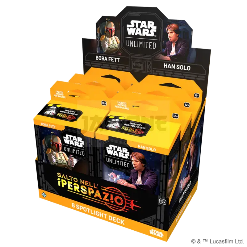 Meilleure Vente Ffg – Star Wars: Unlimited – Jump To Lightspeed Spotlight Deck Display (6 Decks) – It