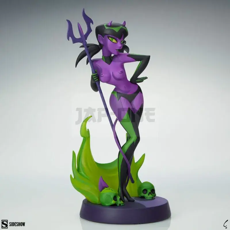 Bon Plan Original Artist Series Figurine Devil Girl (Purple And Green Variant) 30 Cm