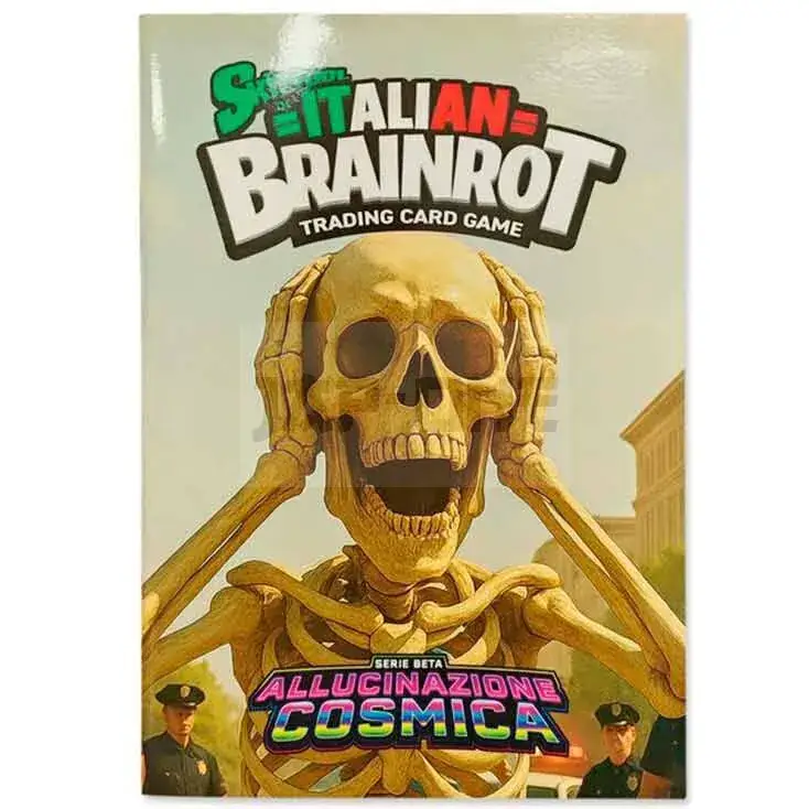 Pas Cher Italian Brainrot Series 2 Allucinacion Cosmica Album + Pack Of 7 Collectible Cartes