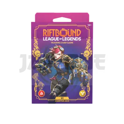 Riftbound: League Of Legends Tcg – Unleashed Champion Deck Vi Display (4 Decks) – En Marque