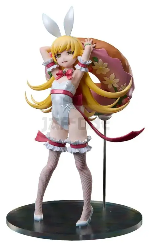 Monogatari Series Figurine Pvc 1/4 Shinobu Oshino White Bunny Ver. 35 Cm Offre Spéciale