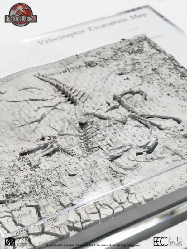 Vente Directe Jurassic Park 3 Velociraptor Excavation Map