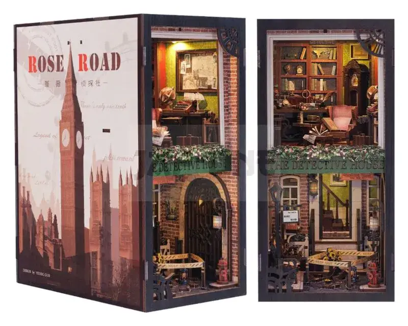 Maquette Book Nook Rose Detective Agency 23 x 11 cm Remise