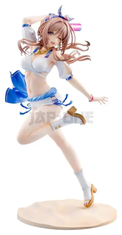 Petit Prix The Idolmaster Gakuen Figurine Pvc 1/7 Himesaki Rinami Kimi To Semi Blue Ver. With Bonus 27 Cm