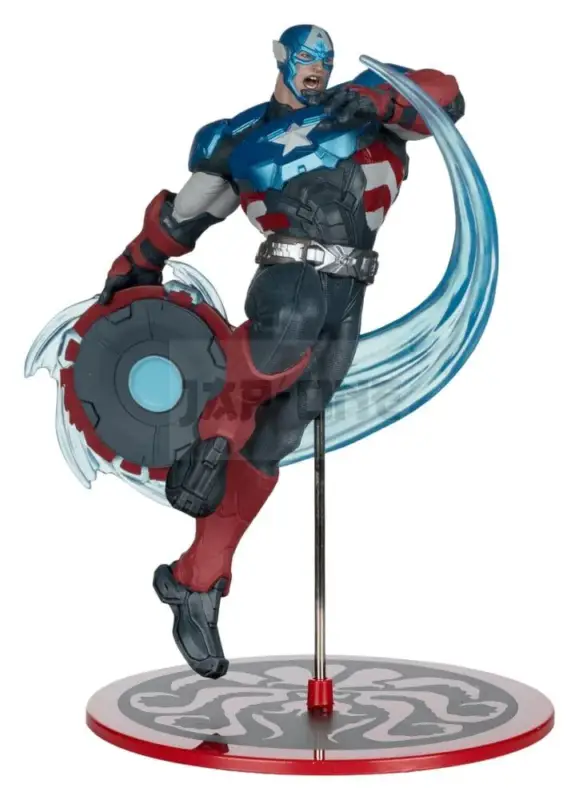 Marvel Rivals Collection Figurine 1/10 Captain America 20 Cm Must-Have