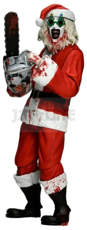 Meilleur Choix Terrifier 3 Figurine Ultimate Santa Suit Art The Clown (Bloody Version) 18 Cm