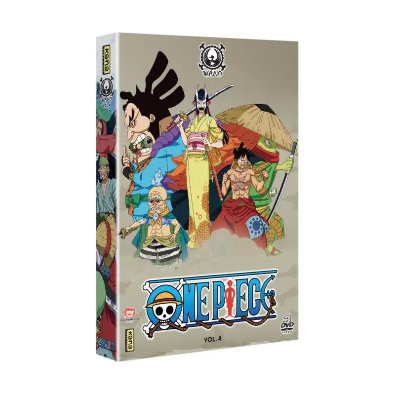 One Piece Pays de Wano Vol.4 - 3 DVD Prix Bas