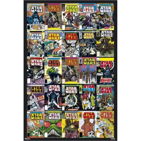 Retour Gratuit Poster Star Wars Couvre La Bande Dessinée