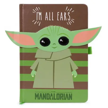 Cahier A5 Baby Yoda Les Oreilles du Mandalorien Paiement Sécurisé