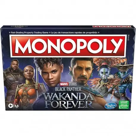 Expédition Rapide Jeu de Société Monopoly Black Panther Wakanda Forever
