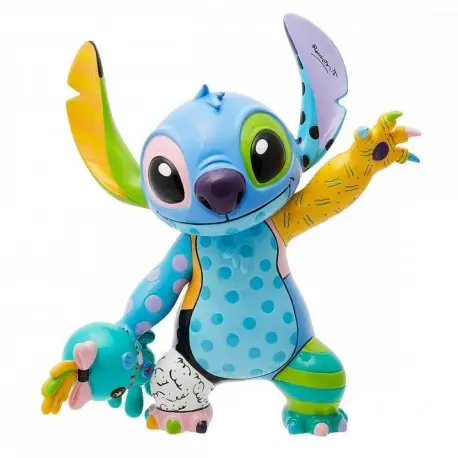Prix Choc Figurine de Collection Enesco Disney Stitch et Scrump par Romero Britto