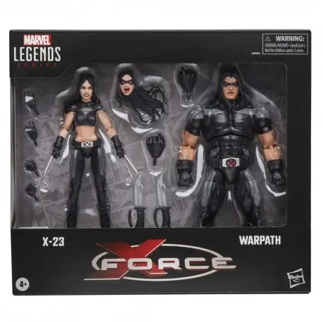 Prix Choc Pack Figurines Marvel Legends X-23 et Warpath 15 cm