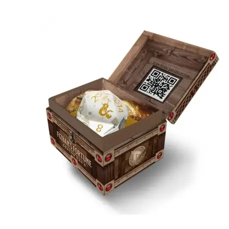 Mystery Box Dés D20 25 mm Trésor de Fizban D&D Seulement Aujourd'hui