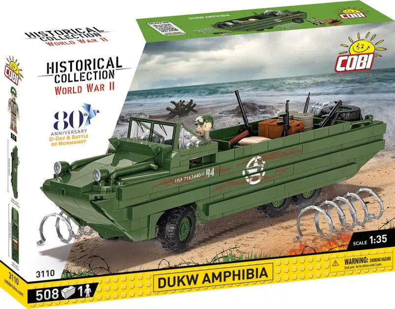 Promotion Saisonnière Cobi II WW DUKW Amphibia D-DAY, 1:35, 508 k, 1 f