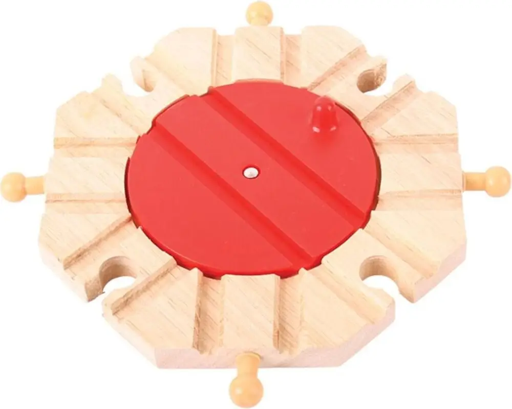 Commander Maintenant Bigjigs Rail Plaque tournante avec 8 sorties
